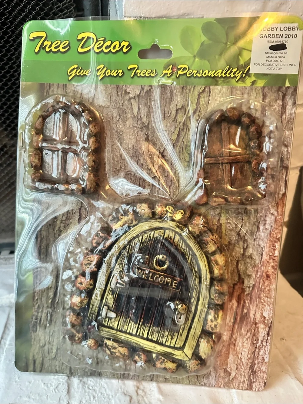 Fairy Garden Tree Decoration Welcome Door And Windows Gnome Door 2010